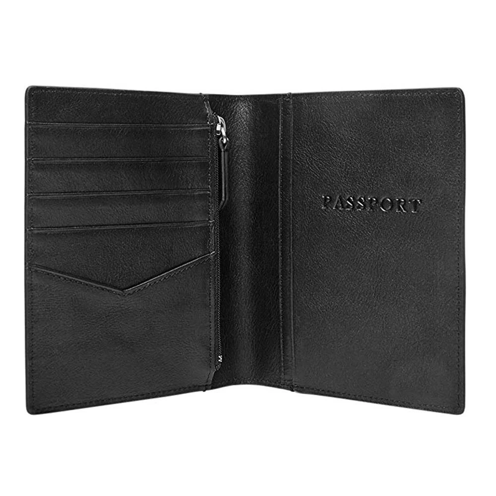 Leather Wallet Passport Holder-5