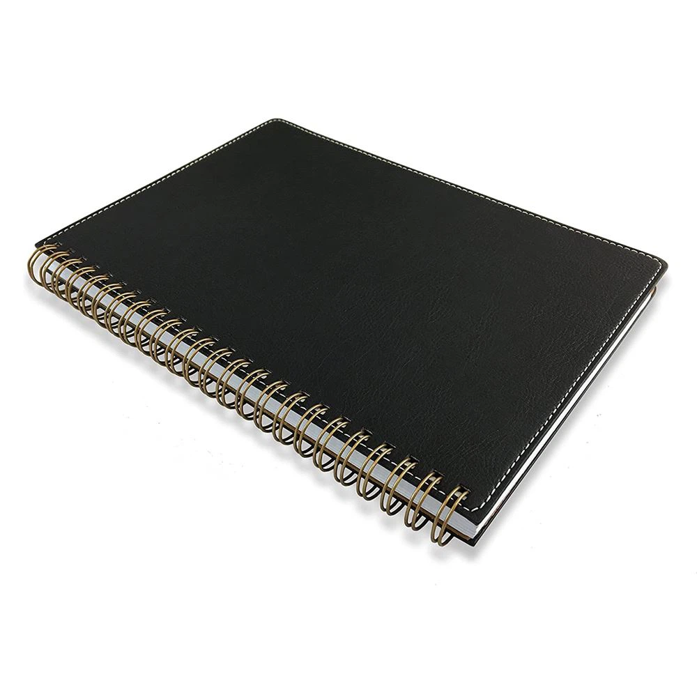 Leather Thick Sprial Notebook Leather Thick Sprial Notebook