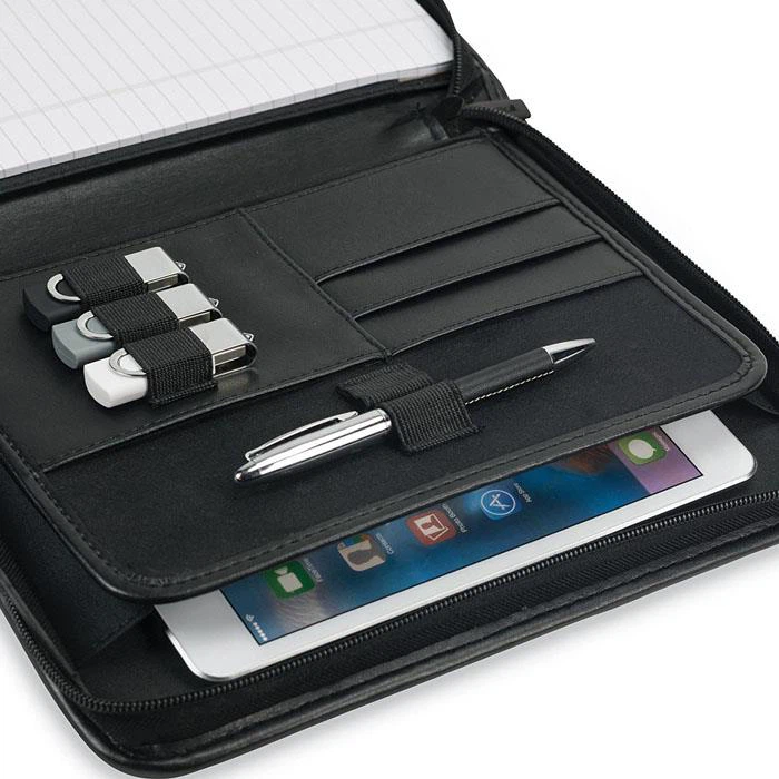 Embossed A4 Size Leather Binder