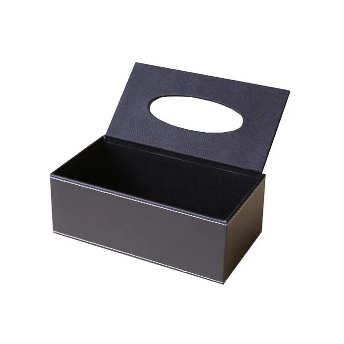 Facial Tissue Box Holder PU Leather