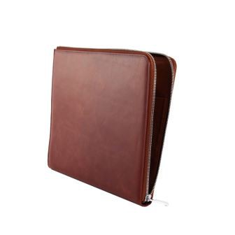 Bolsa para documentos em couro A4