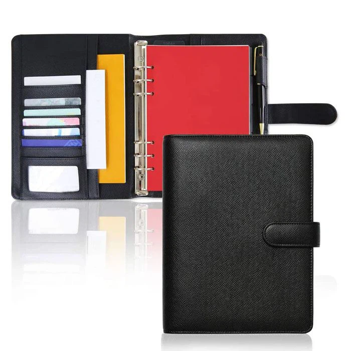 Leather A5 Binder Planner Organizer Leather A5 Binder Planner Organizer