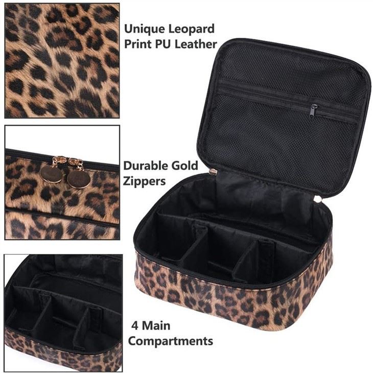 Leather Organizer Makeup Bag Leather Organizer Makeup Bag