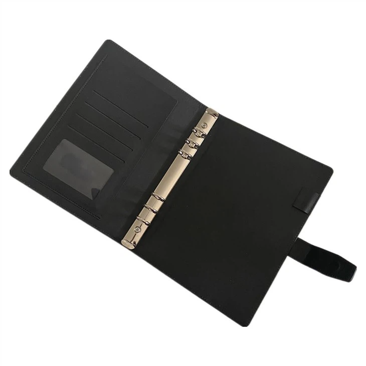 Faux Leather Ring Binder Organizer