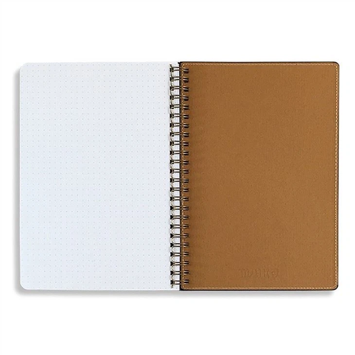 Leather Thick Sprial Notebook Leather Thick Sprial Notebook