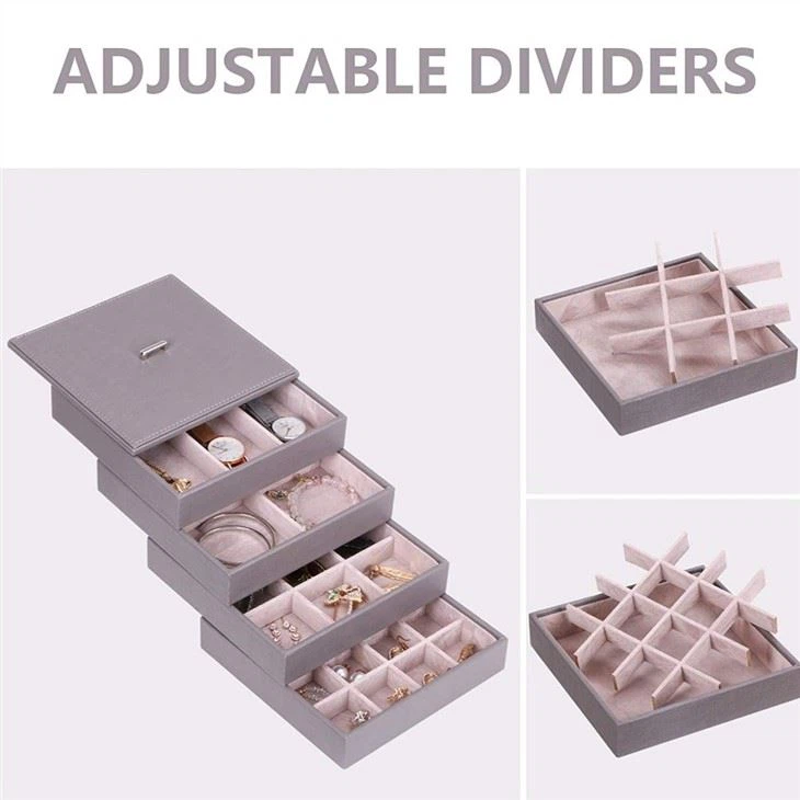 Stackable Jewelry Trays With Lid Stackable Jewelry Trays With Lid