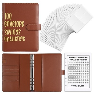 Pasta de Desafio de 100 Envelopes
